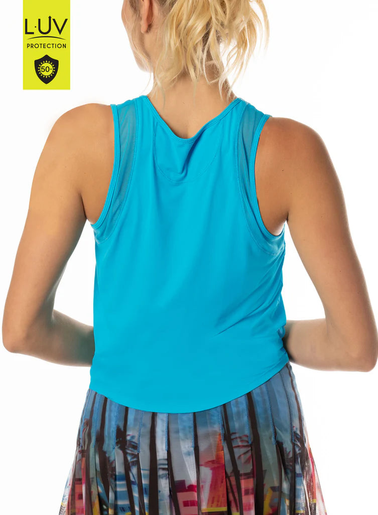 Lucky In Love CHILL OUT TANK - PARROT