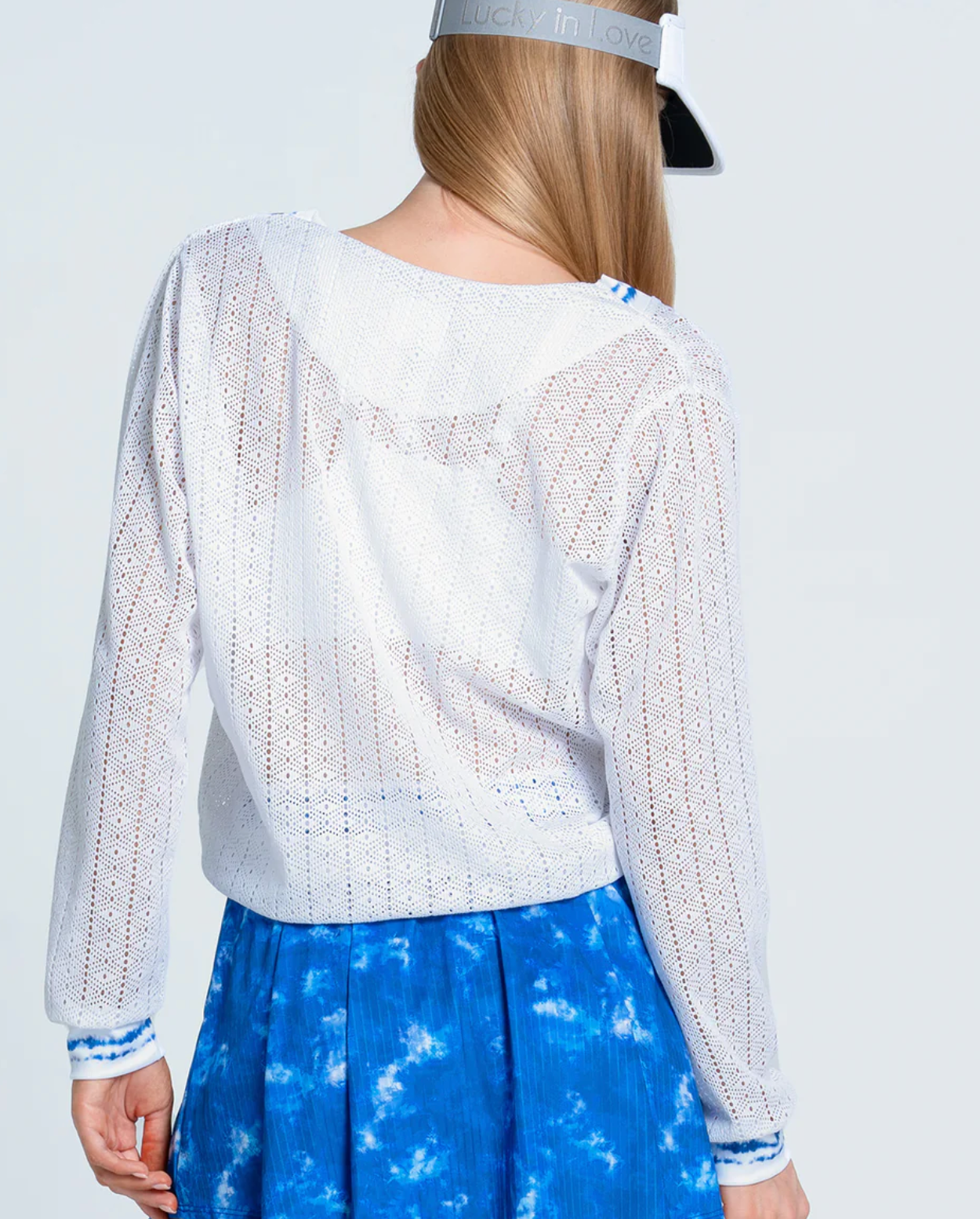 Lucky in Love Shibori Stripe Pull Over