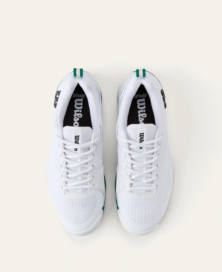 Wilson Rush Pro 4.5 Men's Tennis Shoe - White / White / Aventurine