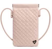 Sherwood Woven Vegan Leather Phone Bag