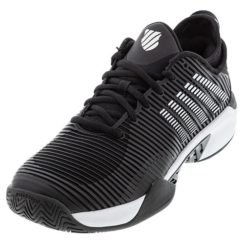 K-Swiss Men's Hypercourt Supreme Tennis Shoes Black/White