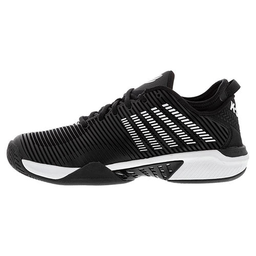 K-Swiss Men's Hypercourt Supreme Tennis Shoes Black/White