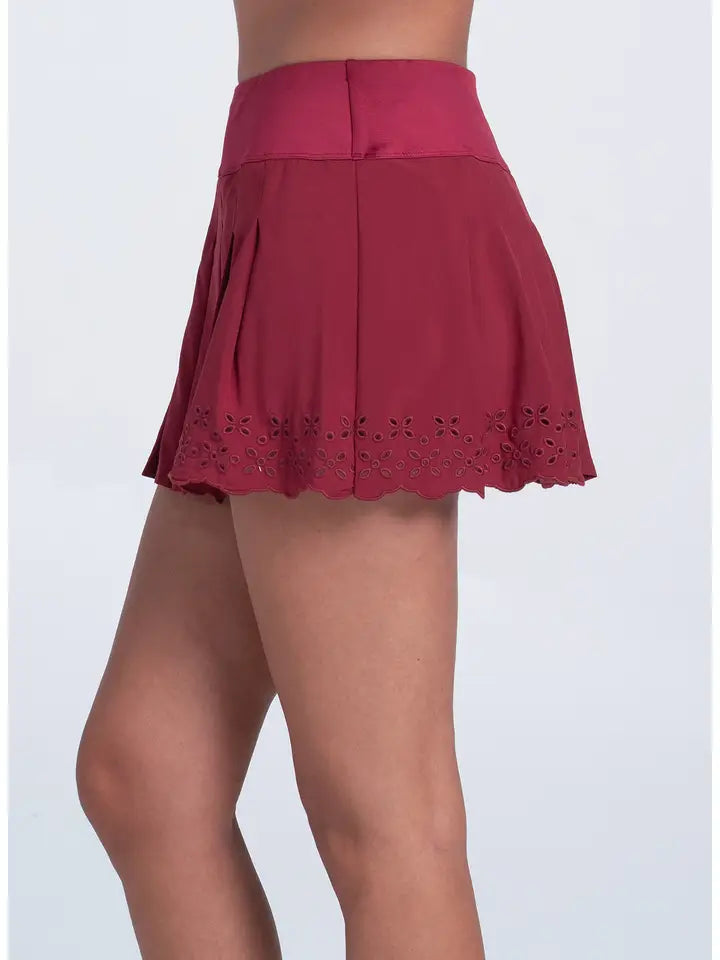 Lucky in Love Match En Rose Skirt