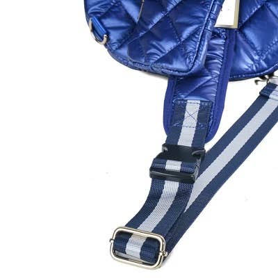 Pickleball Sling Crossbody Bag Navy Blue