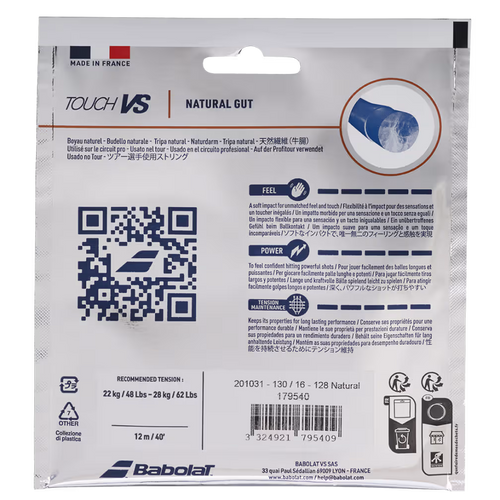 Babolat Touch VS Natural Gut