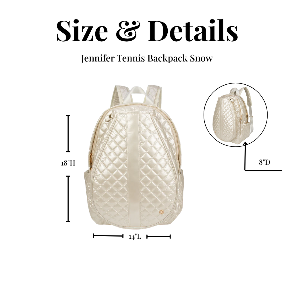 Tennis Bag Backpack Pearl
