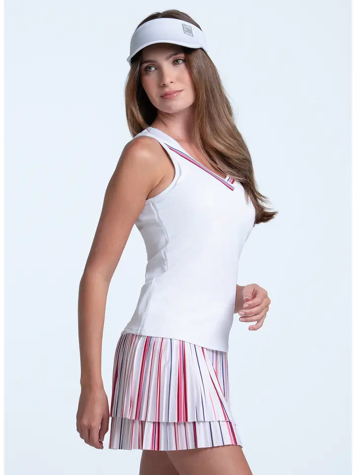 Lucky in Love Rosé All Day Rib Tank