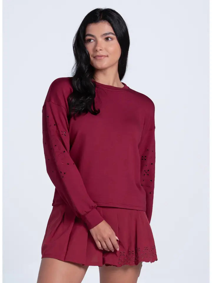 Lucky in Love Match En Rose Skirt