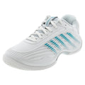 K-Swiss Women's Hypercourt Express 3 Tennis Shoes Blanc de Blanc and Glacier Gray