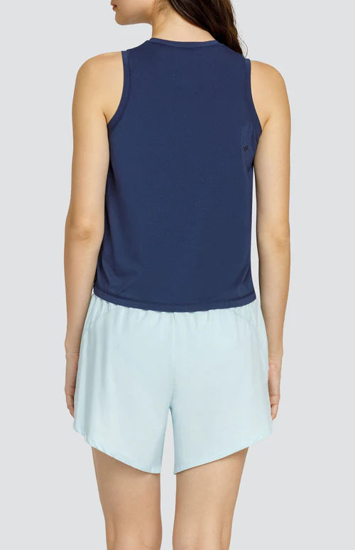Tail Machli Tank - Navy Blue