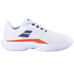 Babolat Men's Jet Tere 2 Tennis Shoes White and Red