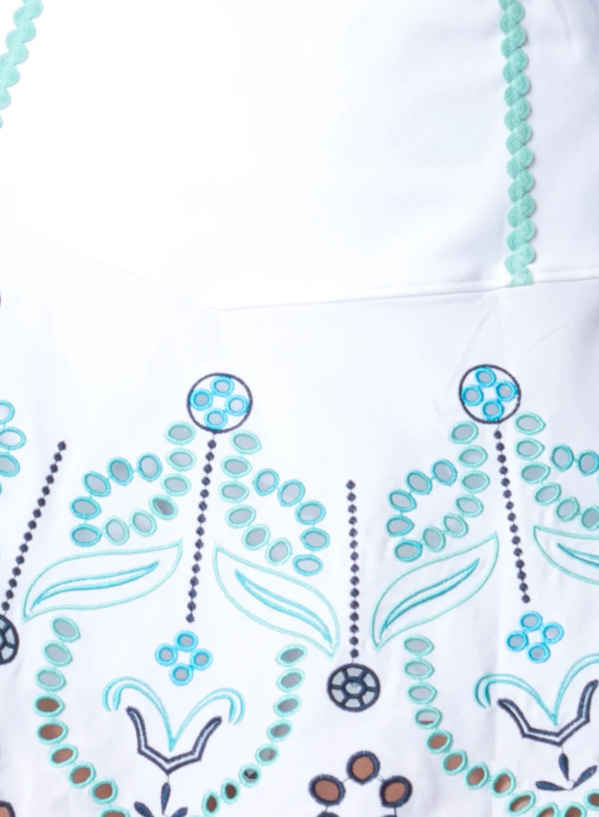 Lucky in Love Eyelet You Win Skirt