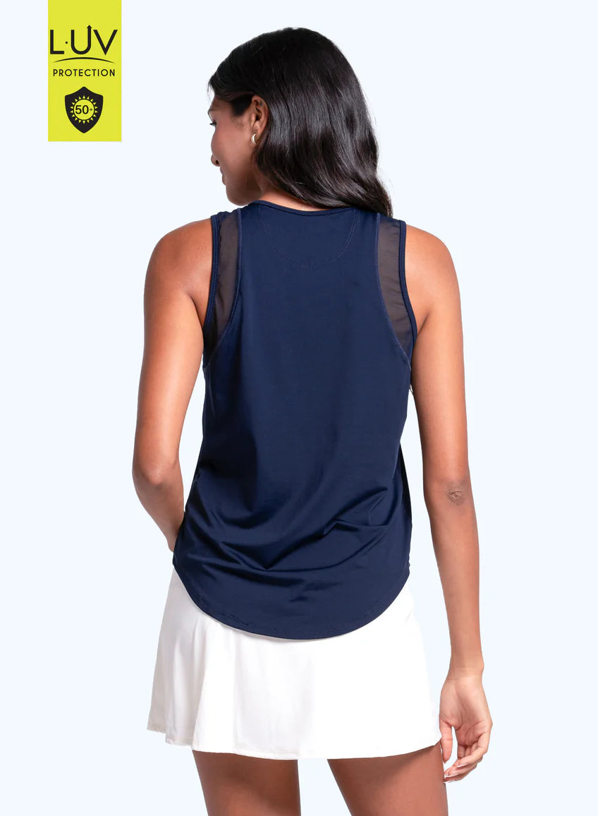 Lucky in Love Midnight Blue Chill Out Tank
