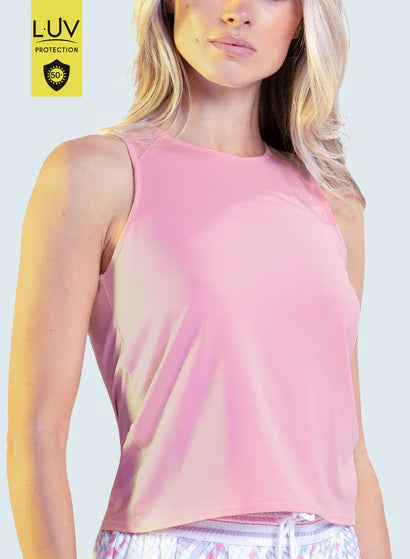 Lucky in Love Freedom Tank - Paris Pink