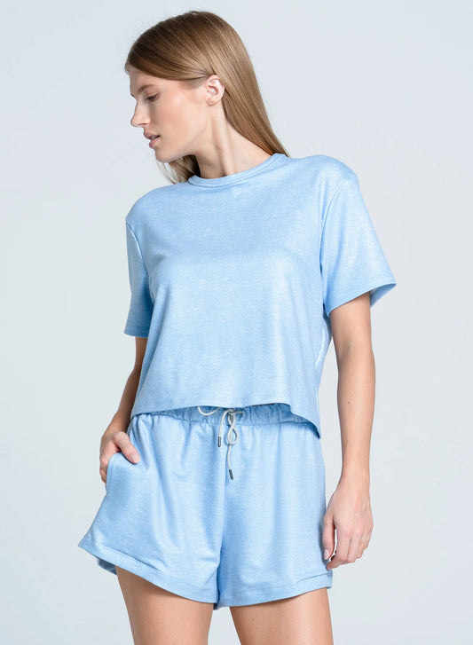 Lucky in Love Renew Heather Short Sleeve
