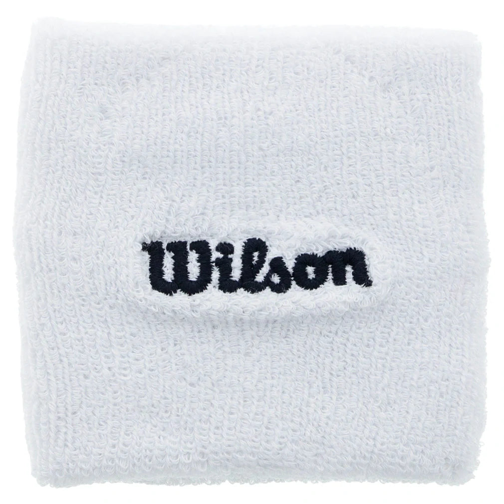 Wilson Core Logo Singlewide Wristband 2 Pack