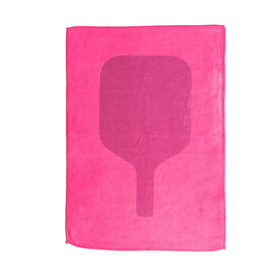 Pickleball Towel - Pink - Pickleball Paddle