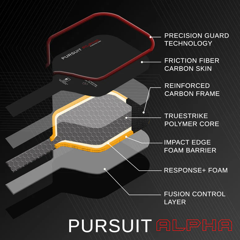 Engage Pickleball Pursuit Alpha. | Thermoformed Control & Spin.