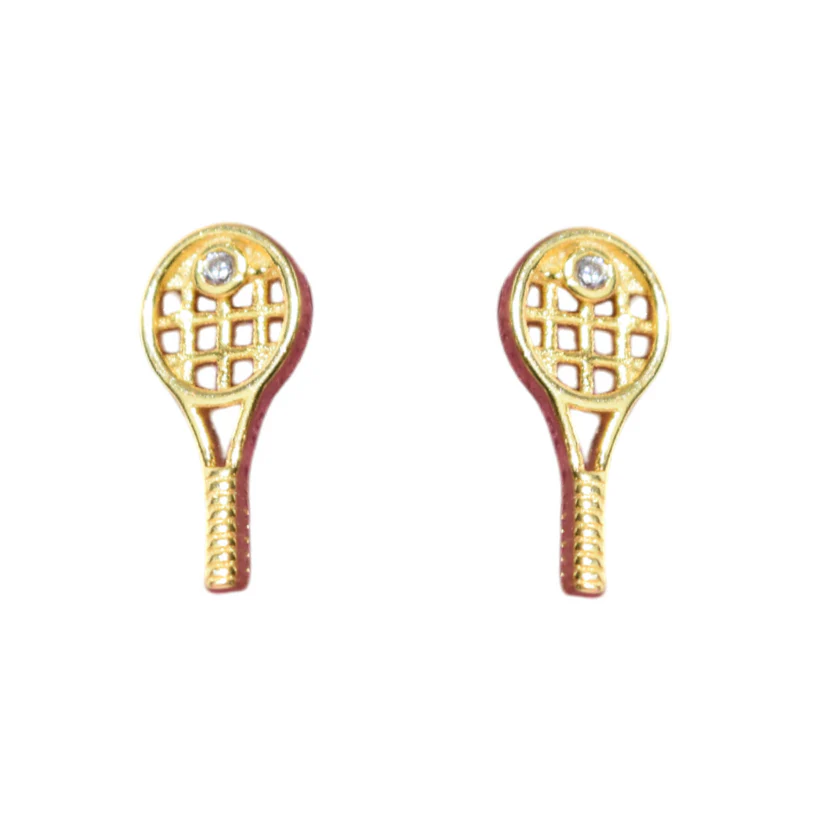 Tennis Racquet Earrings