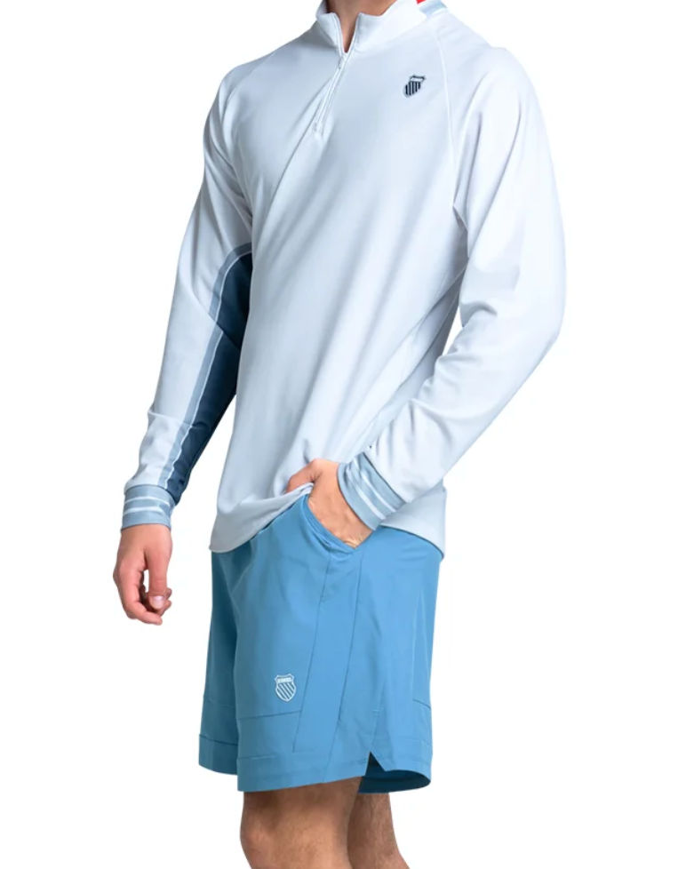 KSwiss Men's Apollo 1/4 ZIP Long Sleeve