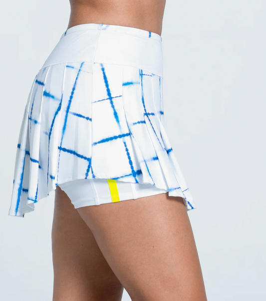 Lucky in Love Shibori Pleated Skort