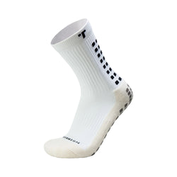 TRUsox 3.0 Mid Calf Thin White Socks