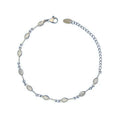 Tennis Racquet Bracelet - Silver