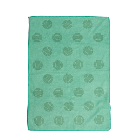 Tennis Towel - Green - Tennis Balls