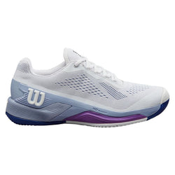 Wilson Women's Rush Pro 4.0 Tennis Shoes White/Blue