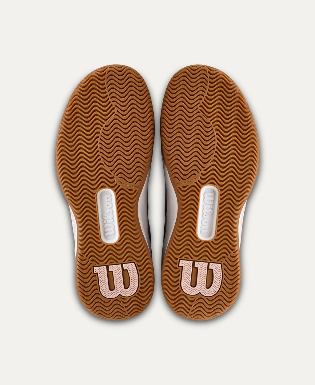 Wilson Intrigue Pro Women's Tennis Shoe - White / Cameo Rose / Gum1a