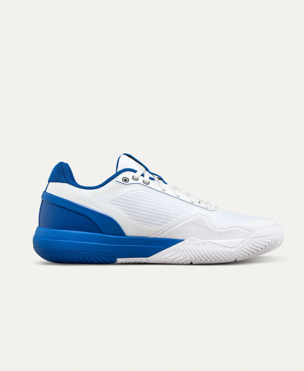 Wilson Rush Pro 5 Men's Tennis Shoe - White and Deja Vu Blue