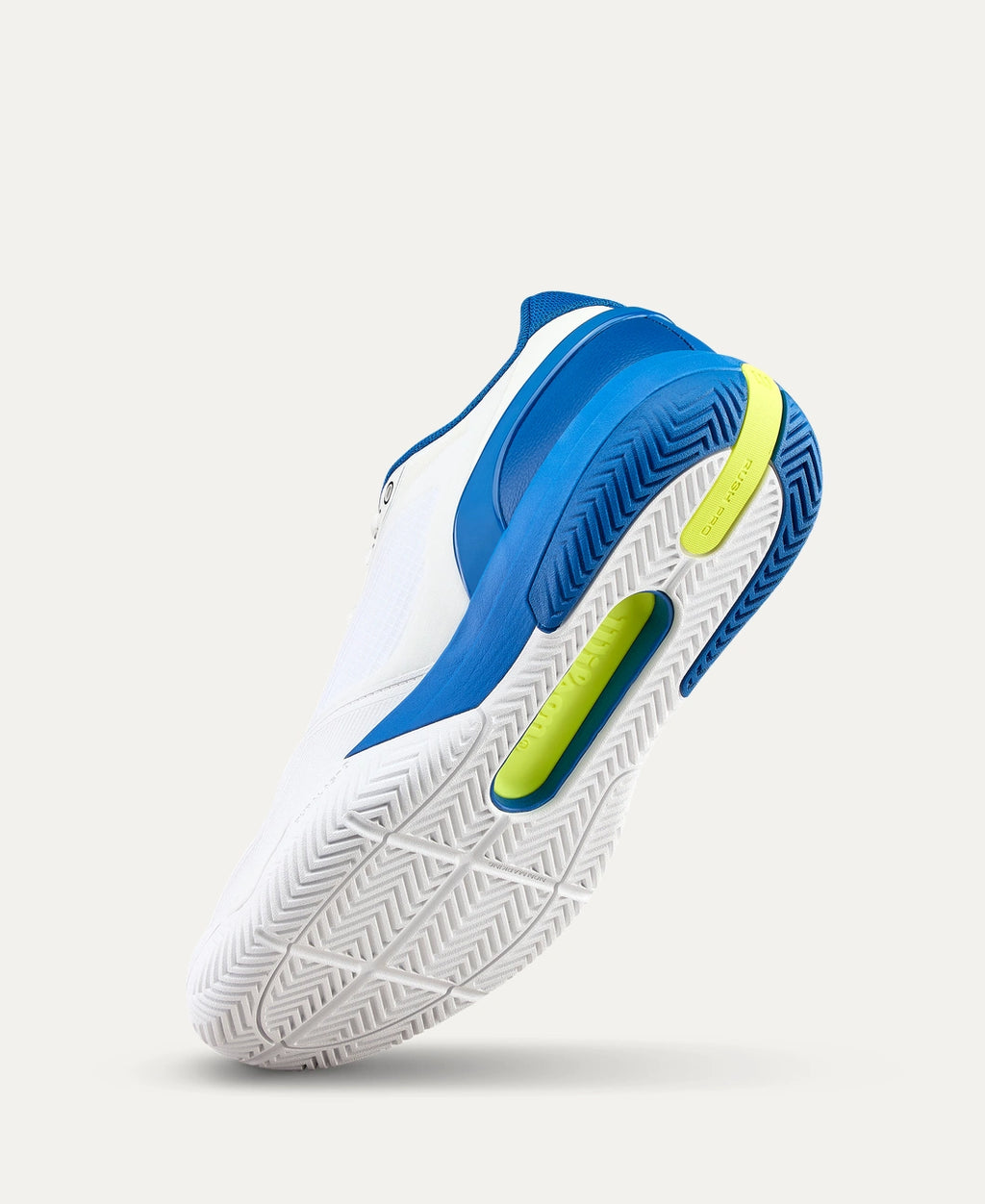 Wilson Rush Pro 5 Men's Tennis Shoe - White and Deja Vu Blue