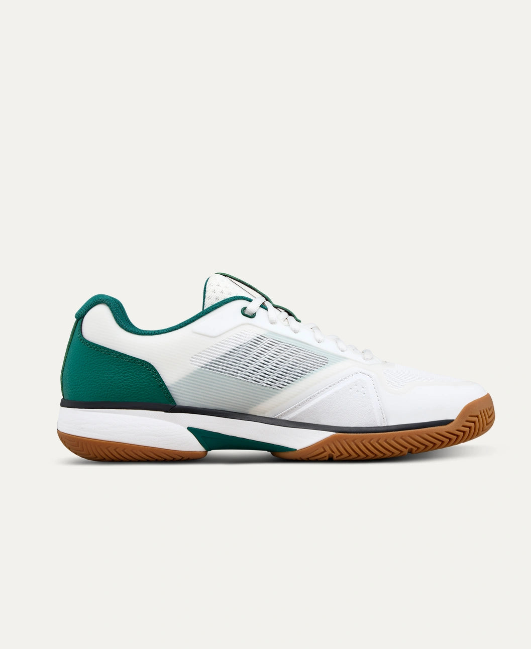 Wilson Rush Lite 5 Men's Tennis Shoe - White / Evergreen / Gum1a