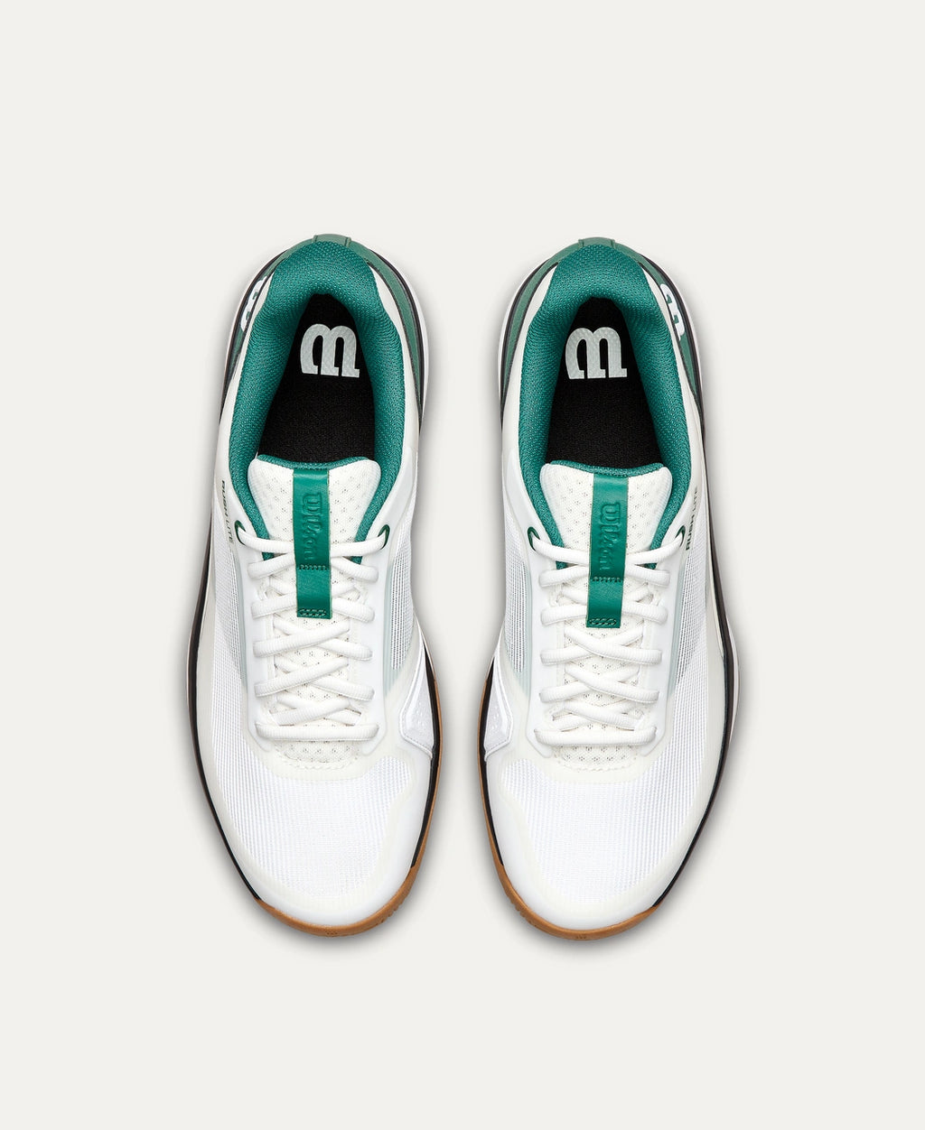 Wilson Rush Lite 5 Men's Tennis Shoe - White / Evergreen / Gum1a