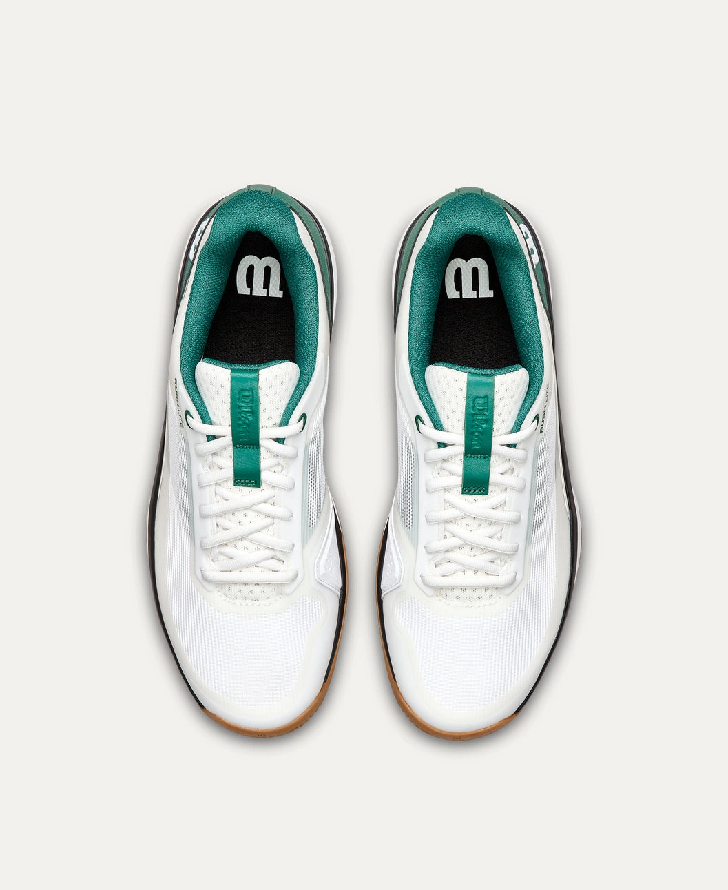 Wilson Rush Lite 5 Men's Tennis Shoe - White / Evergreen / Gum1a