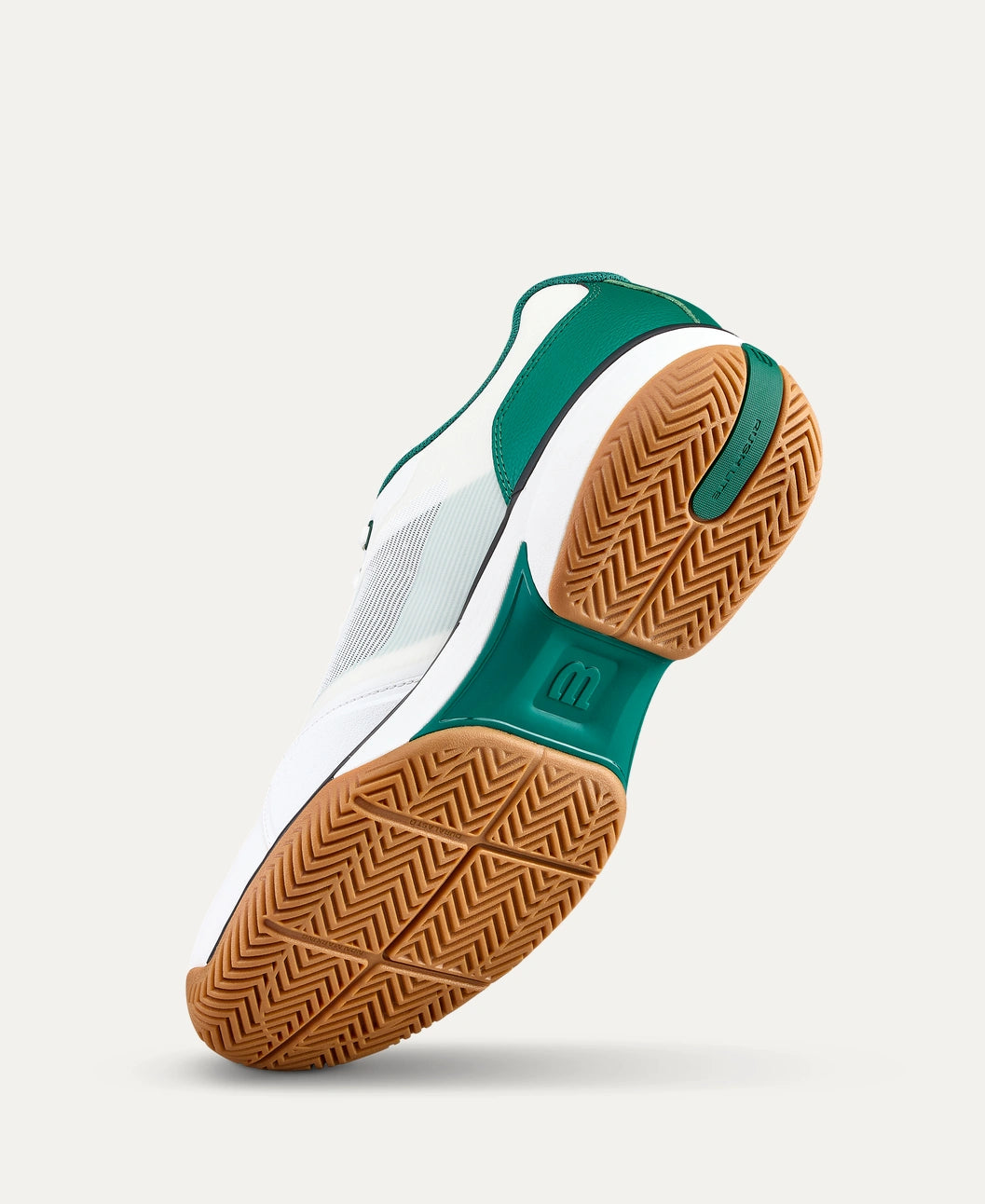 Wilson Rush Lite 5 Men's Tennis Shoe - White / Evergreen / Gum1a