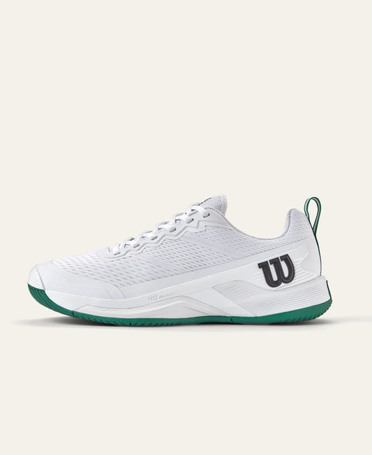 Wilson Rush Pro 4.5 Men's Tennis Shoe - White / White / Aventurine