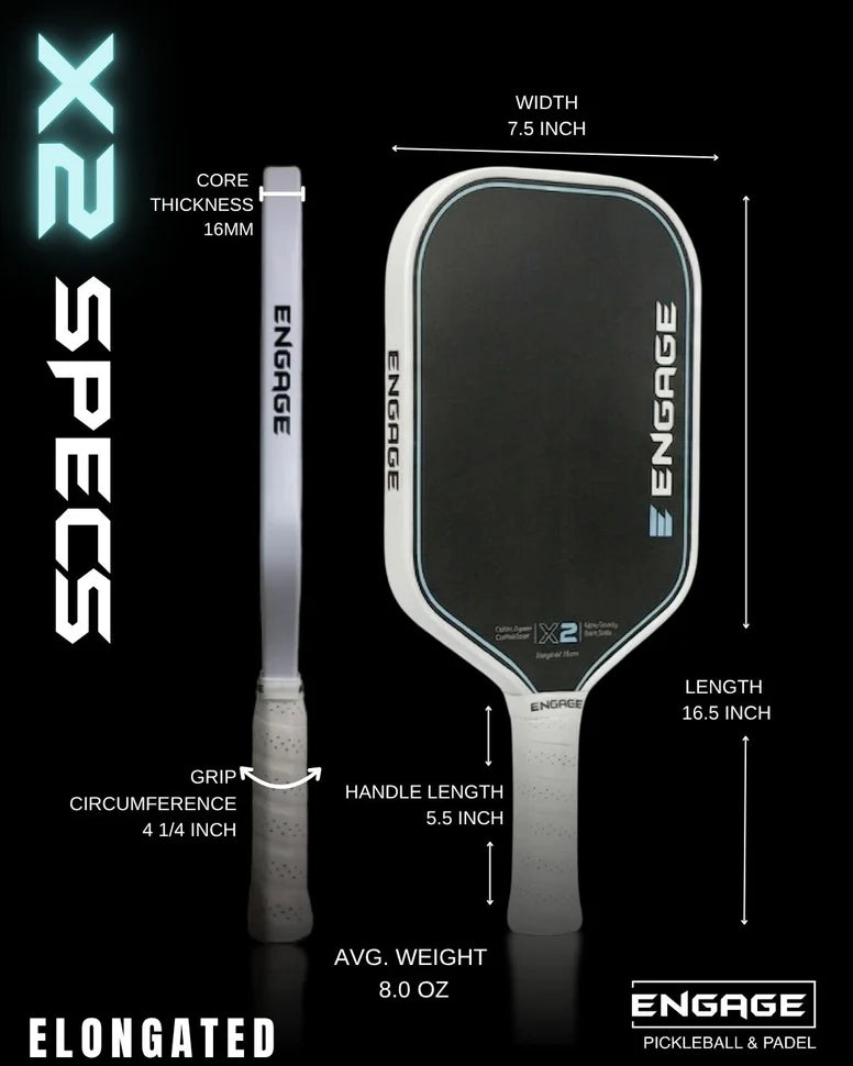 Engage X2 Elongated Pickleball Paddle
