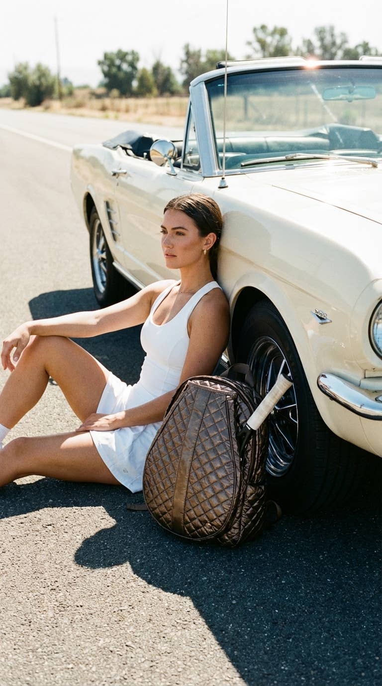 Tennis Bag Backpack Cappuccino