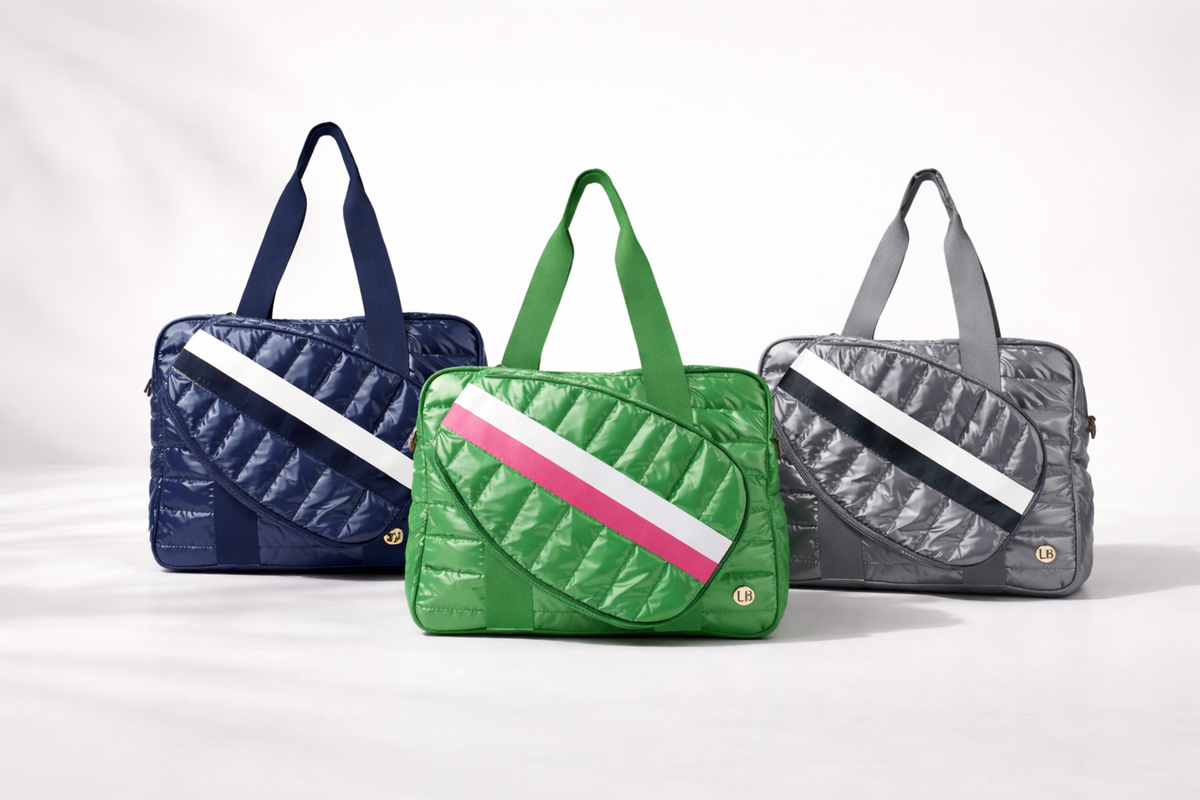 Pickleball Puffer Tote Sapphire Navy Slam