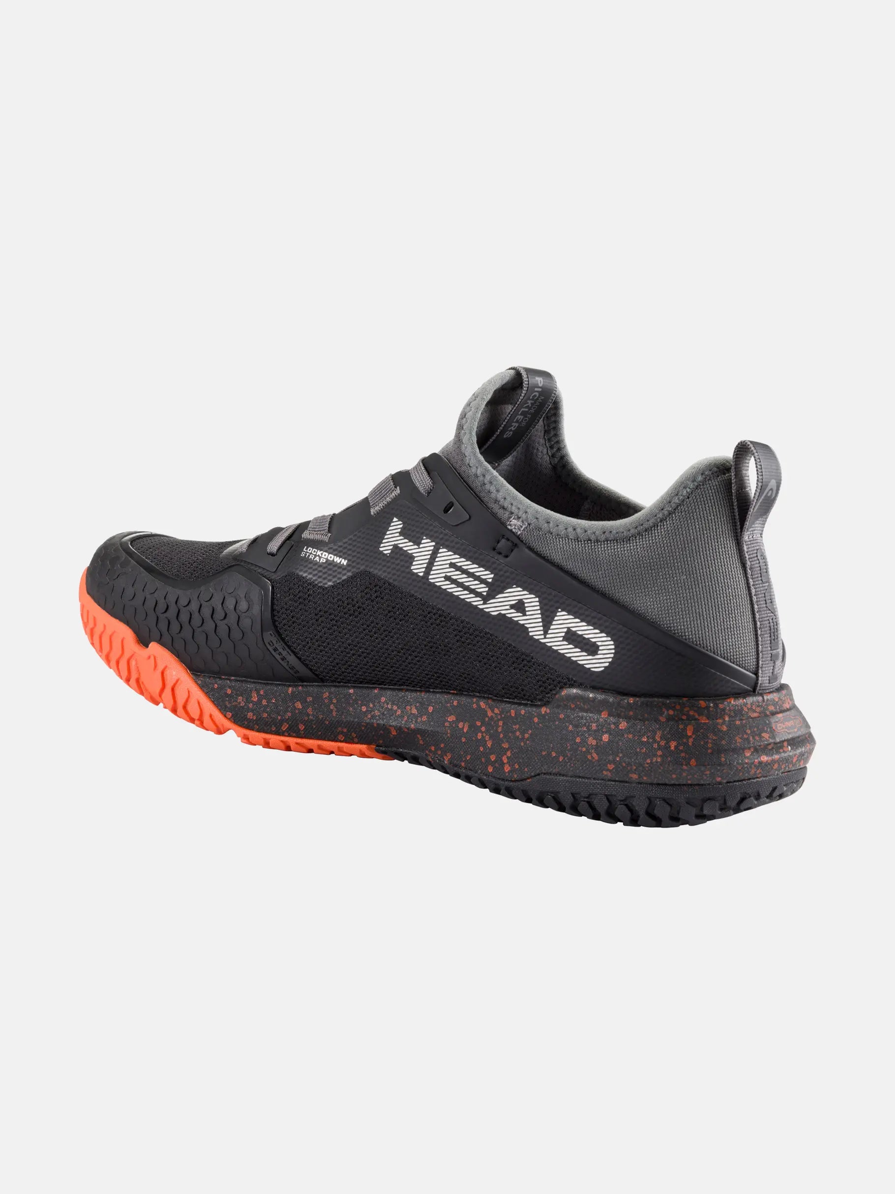 Head Motion Pro Mens Pickleball Shoe - Black and Orange