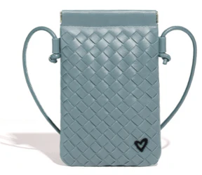 Sherwood Woven Vegan Leather Phone Bag