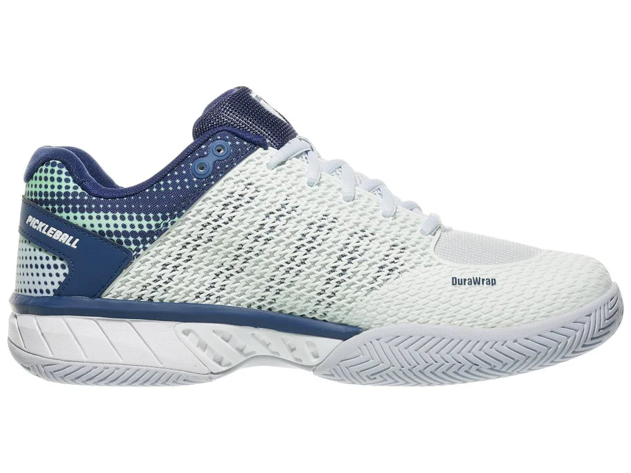 K-Swiss WIDE Express Light Blue 2E Men's Pickleball Shoes