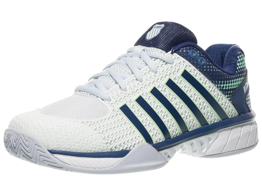 K-Swiss WIDE Express Light Blue 2E Men's Pickleball Shoes