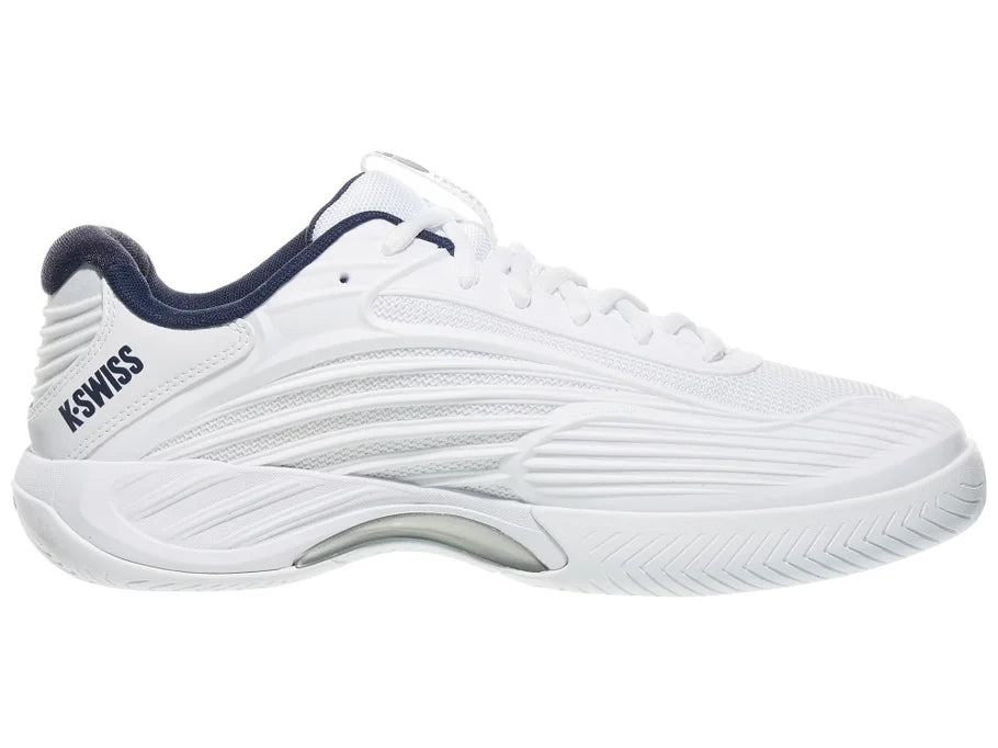 K-Swiss WIDE Hypercourt Express 3 2E White and Peacoat Men's Tennis Shoes
