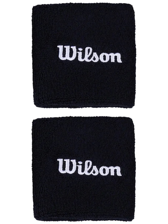 Wilson Core Logo Singlewide Wristband 2 Pack