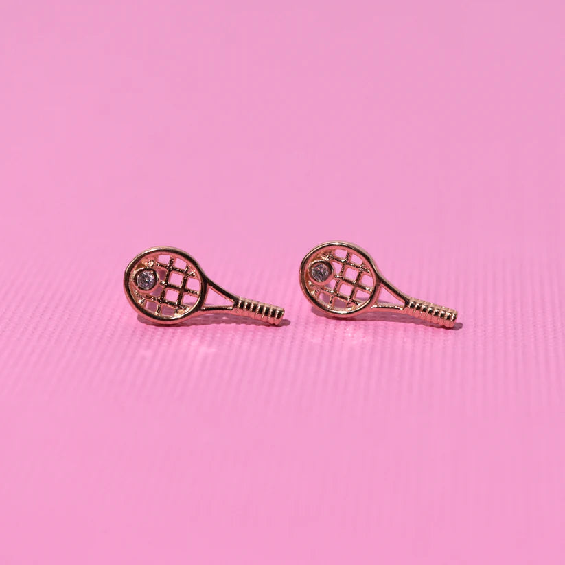 Tennis Racquet Earrings