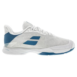 Babolat Men's Jet Tere Tennis Shoes White and Blue