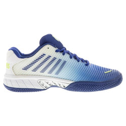 K-Swiss Men's Hypercourt Express 2 Tennis Shoes White and Limoges