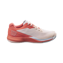 Wilson Women's Rush Pro 3.5 Tennis Shoes Tropical Peach and Hot Coral